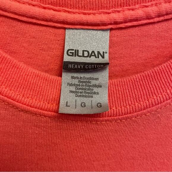 Gildan L Long Neck Beer pink black short sleeve t-shirt barbiecore Barbie casual - Picture 4 of 7